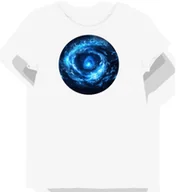 Koszulki i topy damskie - Koszulka damska biała z motywem niebieskiego silnika warp M - miniaturka - grafika 1