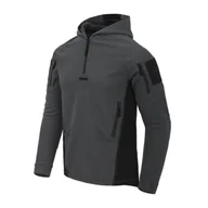 Bluzy męskie - Taktyczna Męska Bluza Z Kapturem Helikon Range Hoodie Szaro-Czarna XL - miniaturka - grafika 1