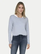Swetry damskie - ONLY Sweter Venice 15333989 Błękitny Regular Fit - miniaturka - grafika 1