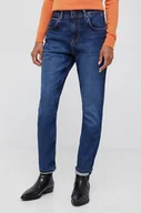 Spodnie damskie - Pepe Jeans jeansy damskie high waist - miniaturka - grafika 1