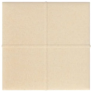 Panele ścienne, 12 szt., kremowe, 30x30 cm, tkanina, 1,08 m² - Panele ścienne i boazeria - miniaturka - grafika 4