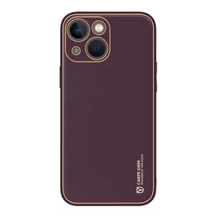 Dux Ducis Yolo etui iPhone 14 Plus elegancki pokrowiec ze skóry ekologicznej fioletowy - Etui i futerały do telefonów - miniaturka - grafika 1