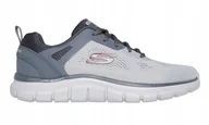 Buty sportowe męskie - Skechers Buty męskie Track Broader szare 45.5 - miniaturka - grafika 1