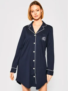 Lauren Ralph Lauren Koszula nocna I811950 Granatowy Regular Fit - Piżamy damskie - miniaturka - grafika 1