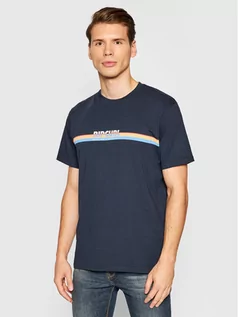 Koszulki męskie - Rip Curl T-Shirt Surf Revival CTEUE9 Granatowy Standard Fit - grafika 1