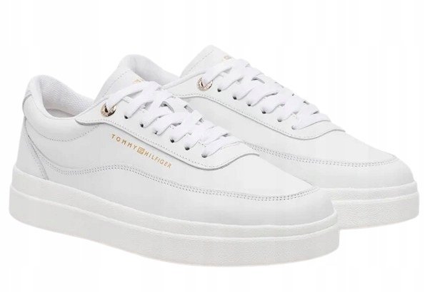 TOMMY HILFIGER BIAŁE BUTY DAMSKIE NISKIE 36 1I3A