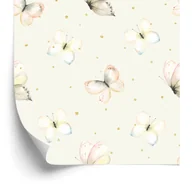Tapety - Tapeta Dla Dzieci, Motyle, Natura, Kropki - miniaturka - grafika 1