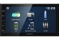 Radia samochodowe - Kenwood Electronics DMX129DAB radio samochodowe Czarny 64 W Bluetooth - miniaturka - grafika 1