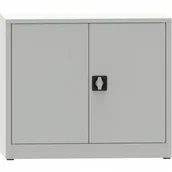 Pozostałe wyposażenie warsztatu - PARTNER B2B Warsztatowa szafa półkowa na narzędzia KOVONA JUMBO, 1 półka, spawana, 950 x 600 x 800 mm, szara 178645 - miniaturka - grafika 1