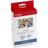 Akcesoria czyszczące do aparatów fotograficznych - Papier fotograficzny Canon KC-36IP, 86x54 mm, 36 listů pro Selphy - miniaturka - grafika 1