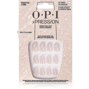 OPI xPRESS/ON, zestaw sztucznych paznokci, połyskująca biel - Sztuczne paznokcie i akcesoria - miniaturka - grafika 1