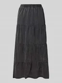 Spódnice - Spódnica midi z efektem stopniowania model ‘OREGON’ - miniaturka - grafika 1