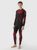 Bielizna sportowa męska - 4F Bielizna termoaktywna bezszwowa (dół) męska - czerwona S/M - miniaturka - grafika 1