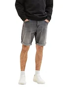 Spodenki damskie - TOM TAILOR Męskie bermudy jeans szorty 1035654, 10219 - used mid stone grey denim, 31 - miniaturka - grafika 1