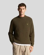 Dresy męskie - maglie uomo lyle and scott 1874 kn1701v shaker stitch w485 - miniaturka - grafika 1