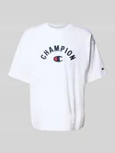 Koszulki męskie - T-shirt o kroju relaxed fit z wyhaftowanym logo - miniaturka - grafika 1