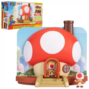 Super Mario Bros Domek Toada Zestaw Do Zabawy Deluxe Z Figurkami - Figurki dla dzieci - miniaturka - grafika 1