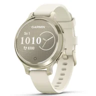 Smartwatch - Garmin Lily 2 Active Złota koperta z beżowym paskiem - miniaturka - grafika 1