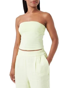 Sisley Damski top 3OQSLH00H T-shirt, żółty 3K0, M, żółty 3k0, M - Koszulki i topy damskie - miniaturka - grafika 1