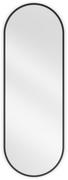 Lustra - Mexen Loft lustro łazienkowe owalne 100 x 35 cm, rama czarna - 9851-100-035-000-70 - miniaturka - grafika 1