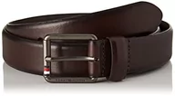 Paski - Tommy Hilfiger Męski codzienny pasek 3,5, ciemny kasztan, 100, Ciemny kasztan - miniaturka - grafika 1