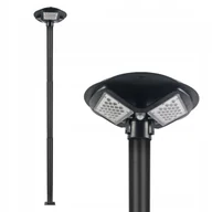 Lampy ogrodowe - Słup oświetleniowy 3m 4m 5m Lampa uliczna solarna ogrodowa parkowa 200W - miniaturka - grafika 1