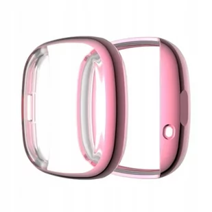 Etui Obudowa do Google Fitbit Versa 3 I Sense różowe Pokrowiec Case - Akcesoria do smartwatchy - miniaturka - grafika 1