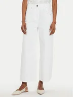 Spodnie damskie - Morgan Jeansy 242-PEZEL Biały Wide Leg - miniaturka - grafika 1