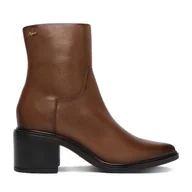 Botki damskie - Botki MEXX CEO-MX/047C-WI44 Brązowy - miniaturka - grafika 1