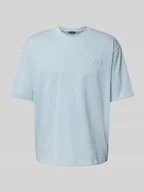 Koszulki męskie - T-shirt z detalem z logo - miniaturka - grafika 1