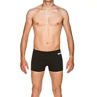 Kąpielówki męskie - ARENA męskie kąpielówki jednolite Czarny - biały XL (Manufacturer size:38) - miniaturka - grafika 1