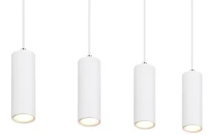 Globo Robby 57911-4HW lampa wisząca zwis 4x35W GU10 biała - Lampy sufitowe - miniaturka - grafika 1
