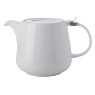 Dzbanki i imbryki - Biały porcelanowy dzbanek do herbaty z sitkiem Maxwell & Williams Basic, 600 ml - miniaturka - grafika 1