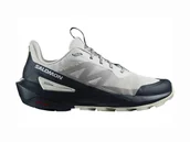 Buty trekkingowe męskie - Męskie buty outdoorowe Salomon  ELIXIR ACTIV Glacier Gray/Carbon/Slate Green  UK 12 - miniaturka - grafika 1