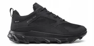 Buty sportowe damskie - Ecco Buty sportowe damskie Ecco MX czarne skórzane Gore-tex 39 - miniaturka - grafika 1