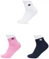 Skarpetki damskie - Champion Core Skarpety 3PP Quarter, Różowy (Fuksja), 43-46 EU (9-10.5 UK) Unisex - Dorosły -FW23, Rosa (Fucsia), 43-46 EU - miniaturka - grafika 1