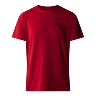 Koszulki sportowe męskie - Koszulka The North Face Lightning Alpine 0A8A3A3RO1 - czerwona - miniaturka - grafika 1