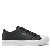 Trampki męskie - Trampki Guess FMPISL FAL12 Czarny - miniaturka - grafika 1