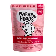 Mokra karma dla psów - Barking Heads Beef Waggington saszetka dla psów 300g - miniaturka - grafika 1