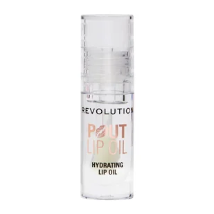 Makeup Revolution Pout Lip Oil Olejek Do Ust, Clear - Błyszczyki do ust - miniaturka - grafika 1