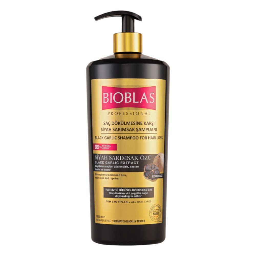 Bioblas Szampon z czarnym czosnkiem przeciw wypadaniu włosów