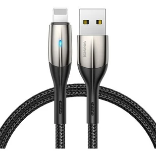 Baseus Baseus Kabel Baseus CALSP-A01 (Lightning M - USB 2.0 M; 0,50m; kolor czarny) 2_231075 - Kable komputerowe i do monitorów - miniaturka - grafika 1