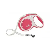 Smycze dla psów - FLEXI -Smycz taśma automatyczna czerwona 5m M - miniaturka - grafika 1