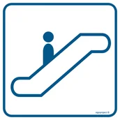 Systemy ekspozycyjne i znaki informacyjne - RA077 SCHODY RUCHOME, PN - PŁYTA PCV 1MM; (200X200MM) - miniaturka - grafika 1