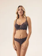 Biustonosze - Biustonosz usztywniany Sapphire Esotiq grafitowy 80C - miniaturka - grafika 1