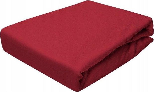 Prześcieradło Jersey Z Gumką 160X220 Kolor Ceglany