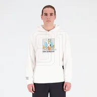 Bluzy męskie - Bluza New Balance Hoops French Terry Hoodie M NBMT31588SST L - miniaturka - grafika 1