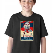 Piłka nożna - P192 KOSZULKA DZIECIĘCA PIŁKARSKA JUDE BELLINGHAM REAL MADRYT CZARNA 104 - miniaturka - grafika 1