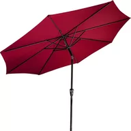 Parasole ogrodowe - Parasol targowy STILIST Ø 3 m, 180 g/m2, czerwony + pokrowie - miniaturka - grafika 1