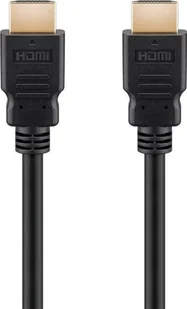 Kabel Goobay HDMI - HDMI 1m czarny 58263 - Kable komputerowe i do monitorów - miniaturka - grafika 1